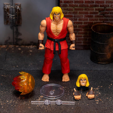 Jada Toys – Street Fighter II Ken Action Figure - 1:12 Scale Collectible
