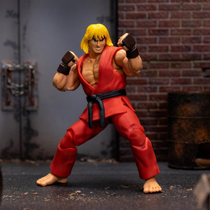 Jada Toys – Street Fighter II Ken Action Figure - 1:12 Scale Collectible