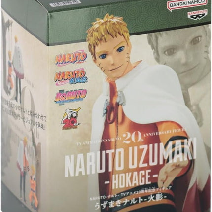 BANPRESTO - Naruto 20th Anniversary - Uzumaki Naruto Hokage Statue