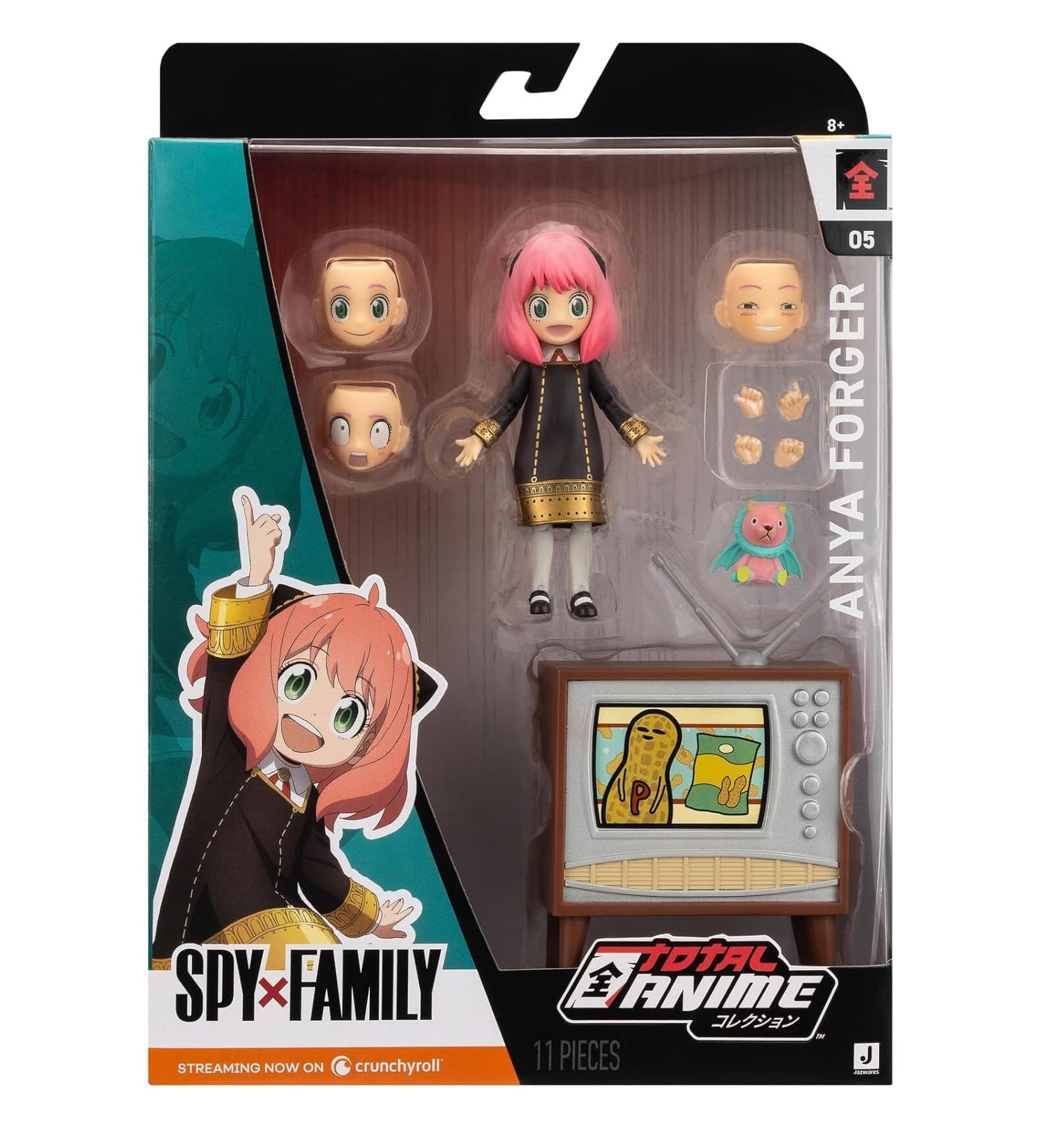 Spy X Family, Anya Forger - Total Anime 6.5-Inch Scale Figure With Accessories