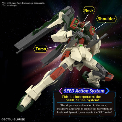Bandai Hobby - 1/144 HG Gundam Seed Freedom - ZGMF-103HD Lightning Buster Gundam Model Kit