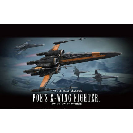 Bandai Hobby - Star Wars The Force Awakens 1/72 Poe's X-Wing Fighter Model Kit