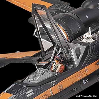 Bandai Hobby - Star Wars The Force Awakens 1/72 Poe's X-Wing Fighter Model Kit