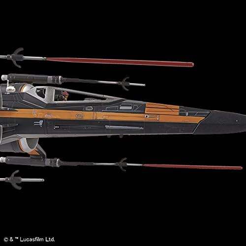 Bandai Hobby - Star Wars The Force Awakens 1/72 Poe's X-Wing Fighter Model Kit