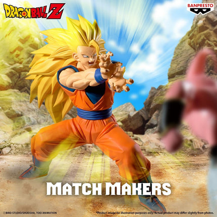 Banpresto - Dragon Ball Z - Super Saiyan 3 Son Goku (vs Majin Buu (Pure)) Match Makers Figure