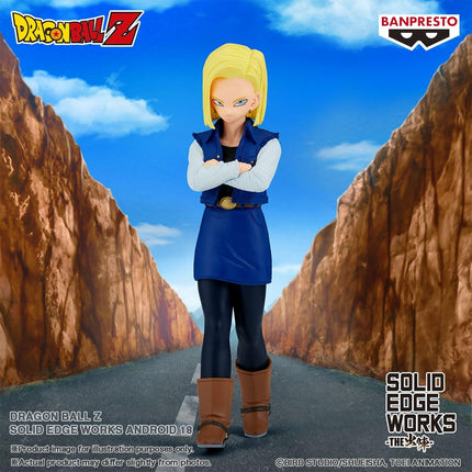 Banpresto - Dragon Ball Z - Android 18, Bandai Spirits Solid Edge Works Figure