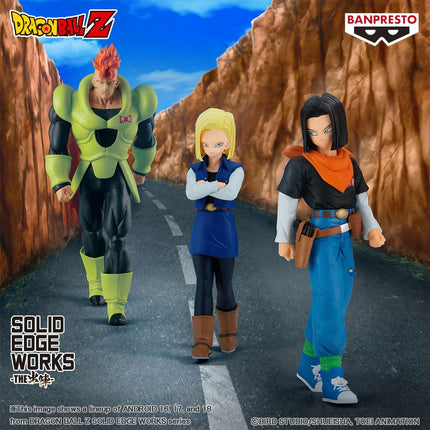 Banpresto - Dragon Ball Z - Android 18, Bandai Spirits Solid Edge Works Figure