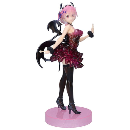 Banpresto - Re:Zero-Starting Life in Another World - Ram Special Color ver. Clear & Dressy, Bandai Spirits Espresto Figure