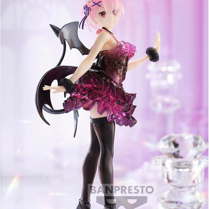 Banpresto - Re:Zero-Starting Life in Another World - Ram Special Color ver. Clear & Dressy, Bandai Spirits Espresto Figure