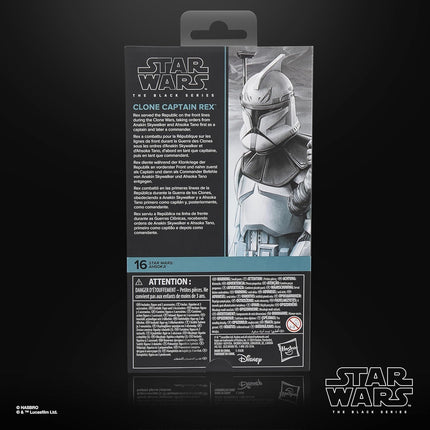 STAR WARS The Black Series Clone Captain Rex, Ahsoka Premium Collectible 6 Inch Action Figure