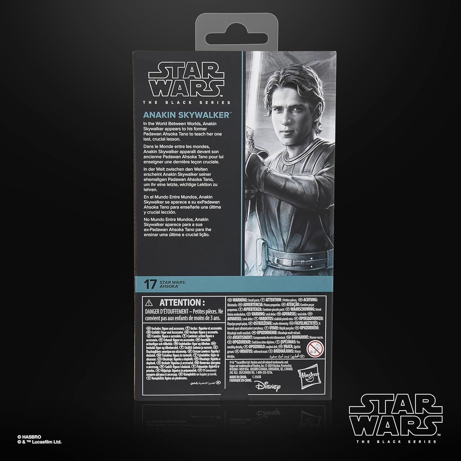 STAR WARS The Black Series Anakin Skywalker, Ahsoka Premium Collectible 6 Inch Action Figure