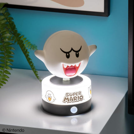 Paladone Super Mario Boo Motion Sensor Room Guard and Night Light