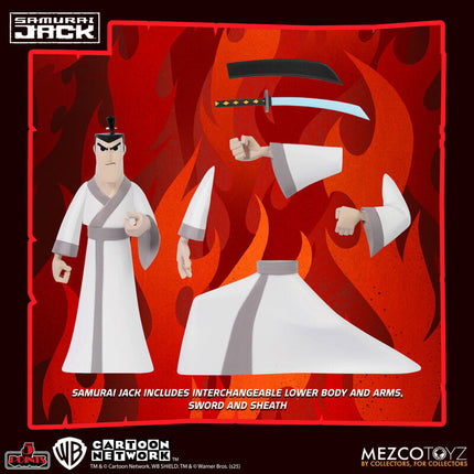Mezco 5 Points  - Samurai Jack: Jack Action Figure