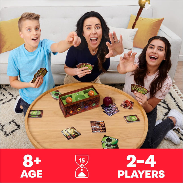 Harry Potter Catch The Golden Snitch, A Quidditch Board Game for Witches, Wizards and Muggles, Family Game