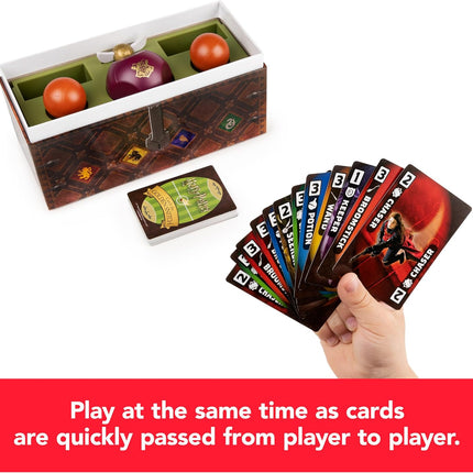Harry Potter Catch The Golden Snitch, A Quidditch Board Game for Witches, Wizards and Muggles, Family Game