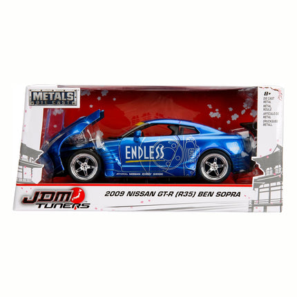 Jada Toys JDM Tuners 1:24 2009 Nissan GT-R R35 Ben Sopra Die-cast Car