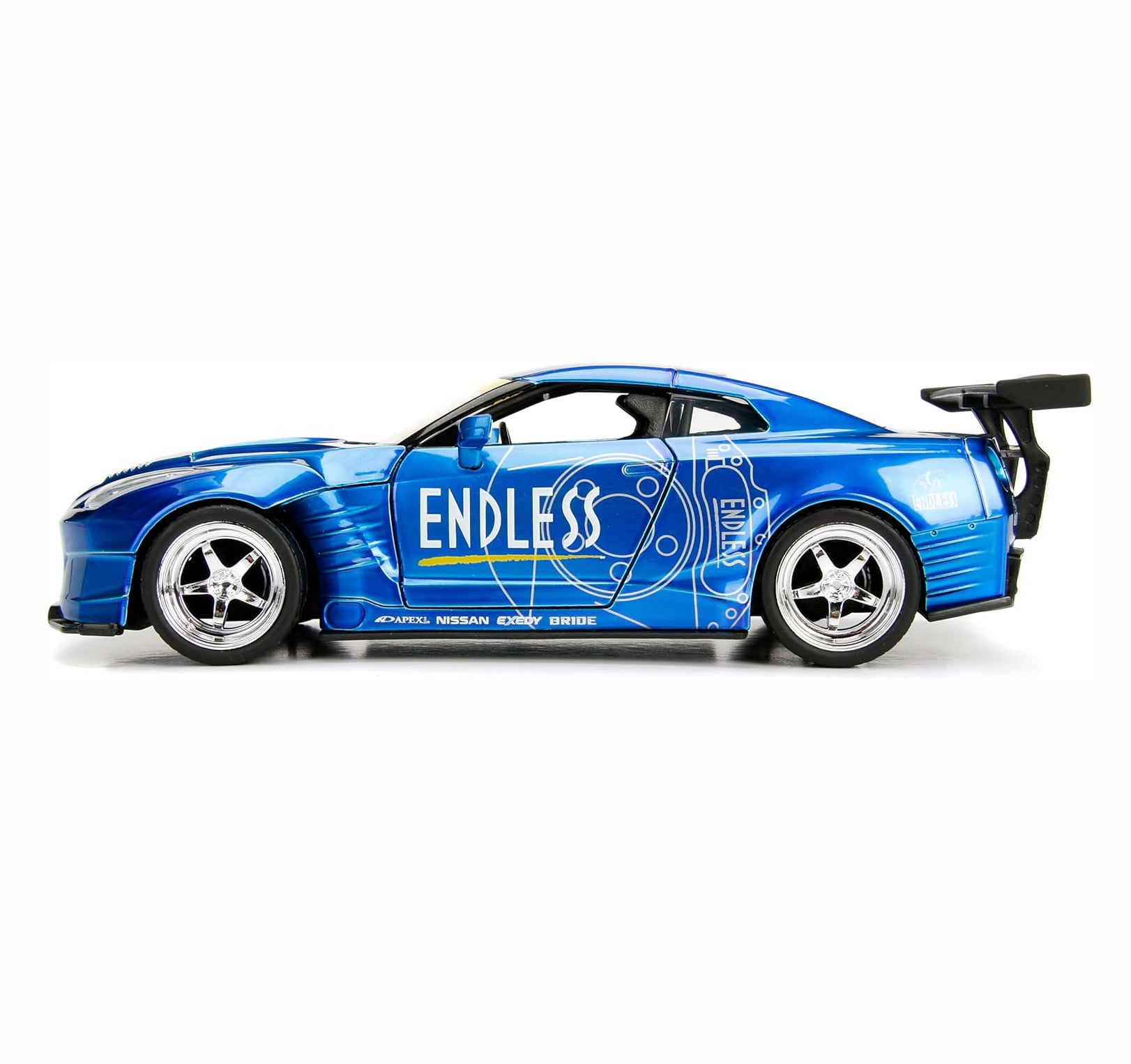 Jada Toys JDM Tuners 1:24 2009 Nissan GT-R R35 Ben Sopra Die-cast Car