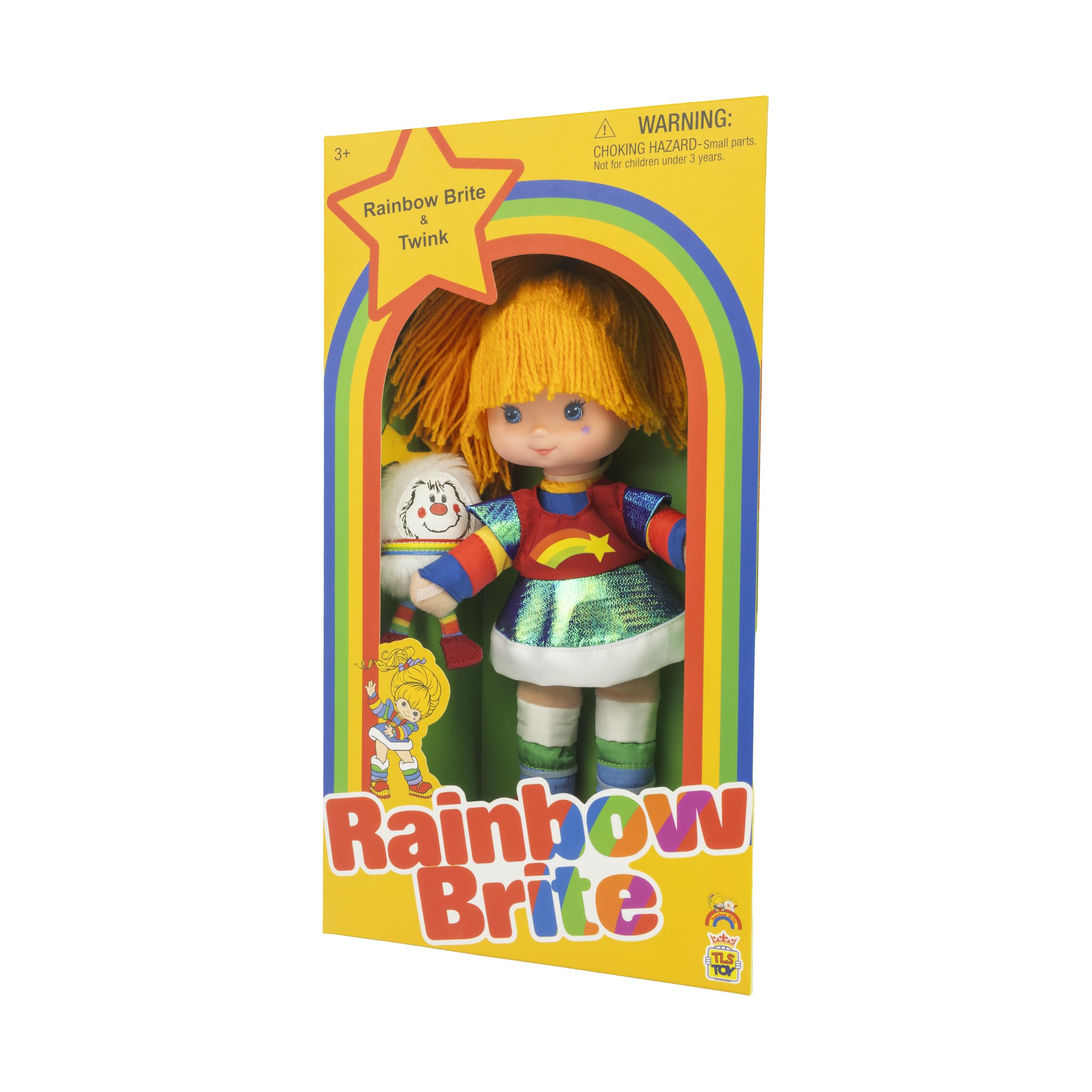Rainbow Brite with Twink Classic 9-Inch Plush Doll
