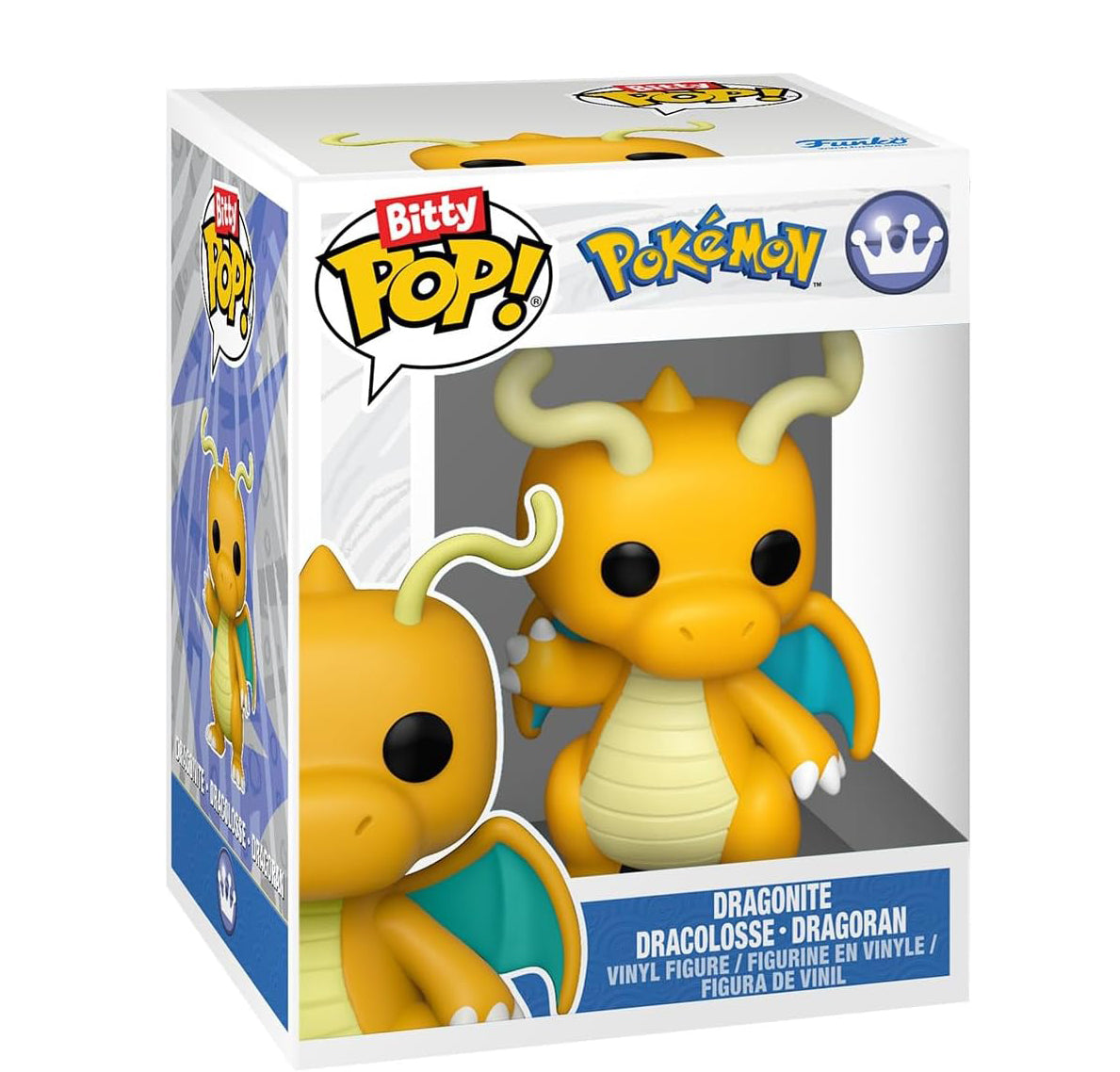 Funko Pop! Bitty Display: Pokemon - Poke Ball Display Shelf - Dragonite and Meowth