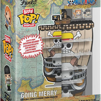 Funko Pop! Bitty Display: One Piece - Going Merry Display Shelf- Nami and Roronoa Zoro