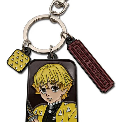 Demon Slayer - Zenitsu Agatsuma Three Charm Keychain