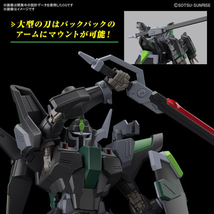Bandai Hobby - #247 HG 1/144 Gundam Seed Gundam - NOG-M4F2 Black Kngith Squad Rud-ro.A (Griffin Arbalest Custom) Model Kit