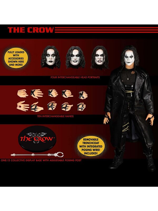 Mezco Toyz The Crow One:12 Collective Edition Figure