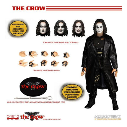 Mezco Toyz The Crow One:12 Collective Edition Figure