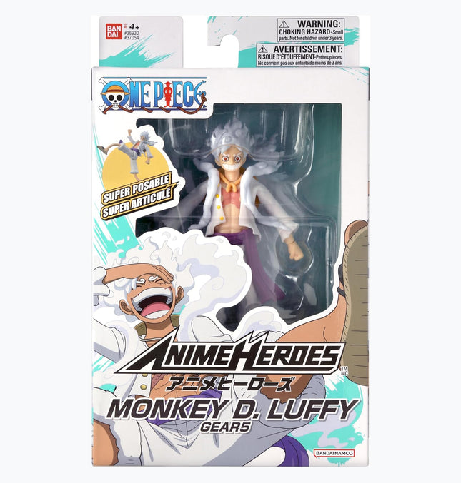 Anime Heroes - One Piece Monkey D. Luffy Gear 5 Action Figure