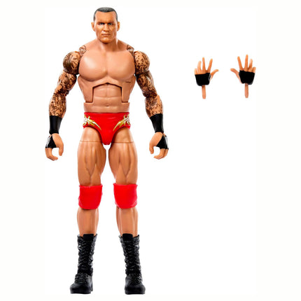 Mattel WWE Elite Collection Top Picks Action Figures & Accessories Set, 6-inch Collectible Randy Orton with Swappable Hands & Ring Gear