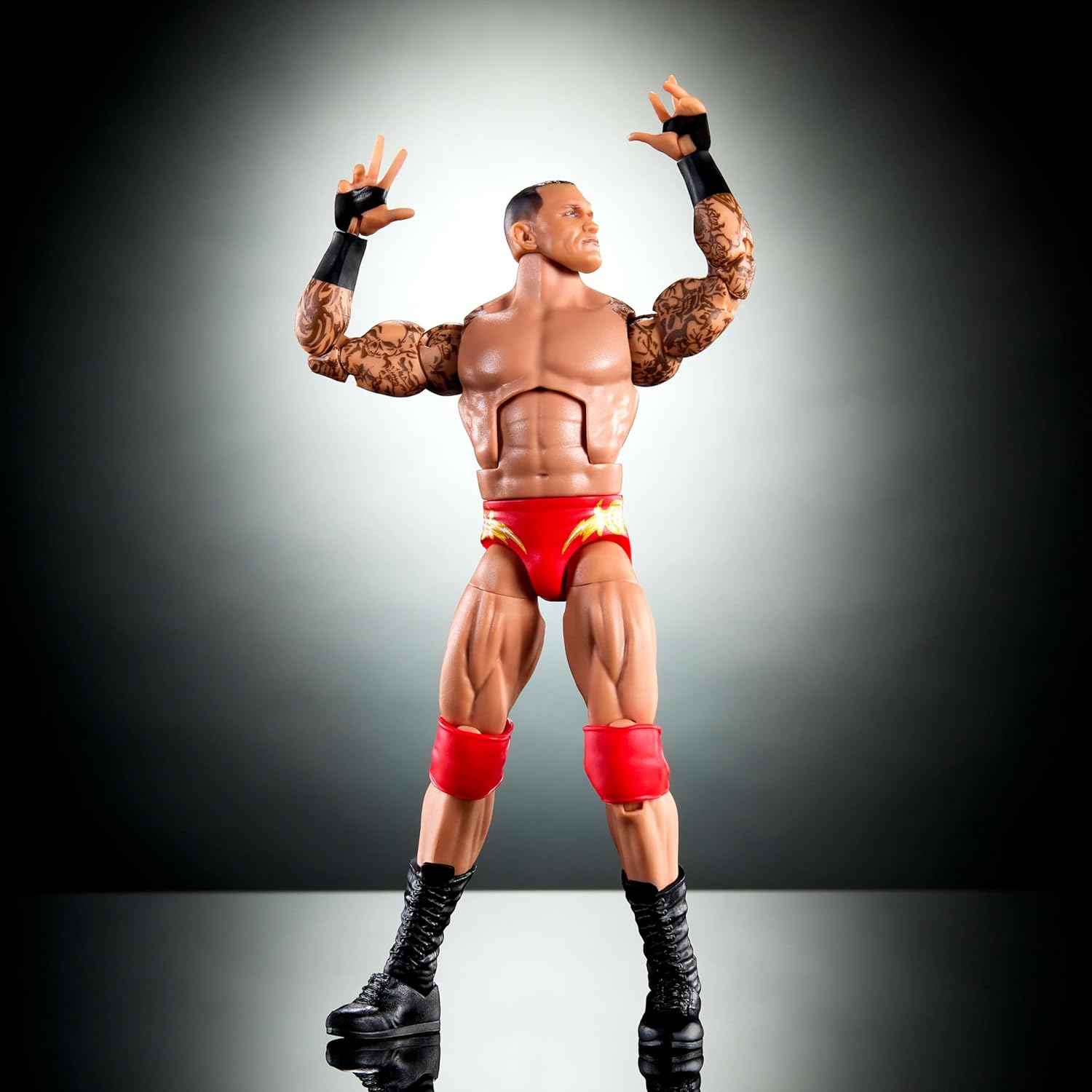 Mattel WWE Elite Collection Top Picks Action Figures & Accessories Set, 6-inch Collectible Randy Orton with Swappable Hands & Ring Gear