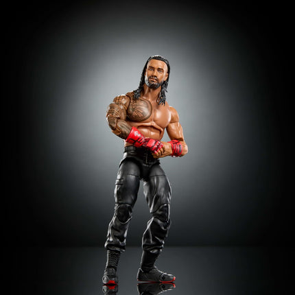 WWE Elite Collection Top Picks Action Figures & Accessories Set, 6-inch Collectible Roman Reigns with Swappable Hands & Ring Gear