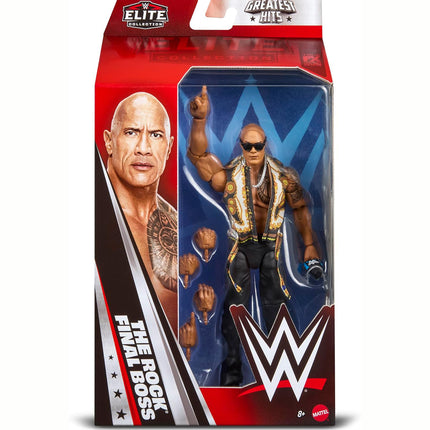 WWE The Rock (Final Boss) Mattel Elite Collection Greatest Hits Series 10 Wrestling Action Wrestler Figure