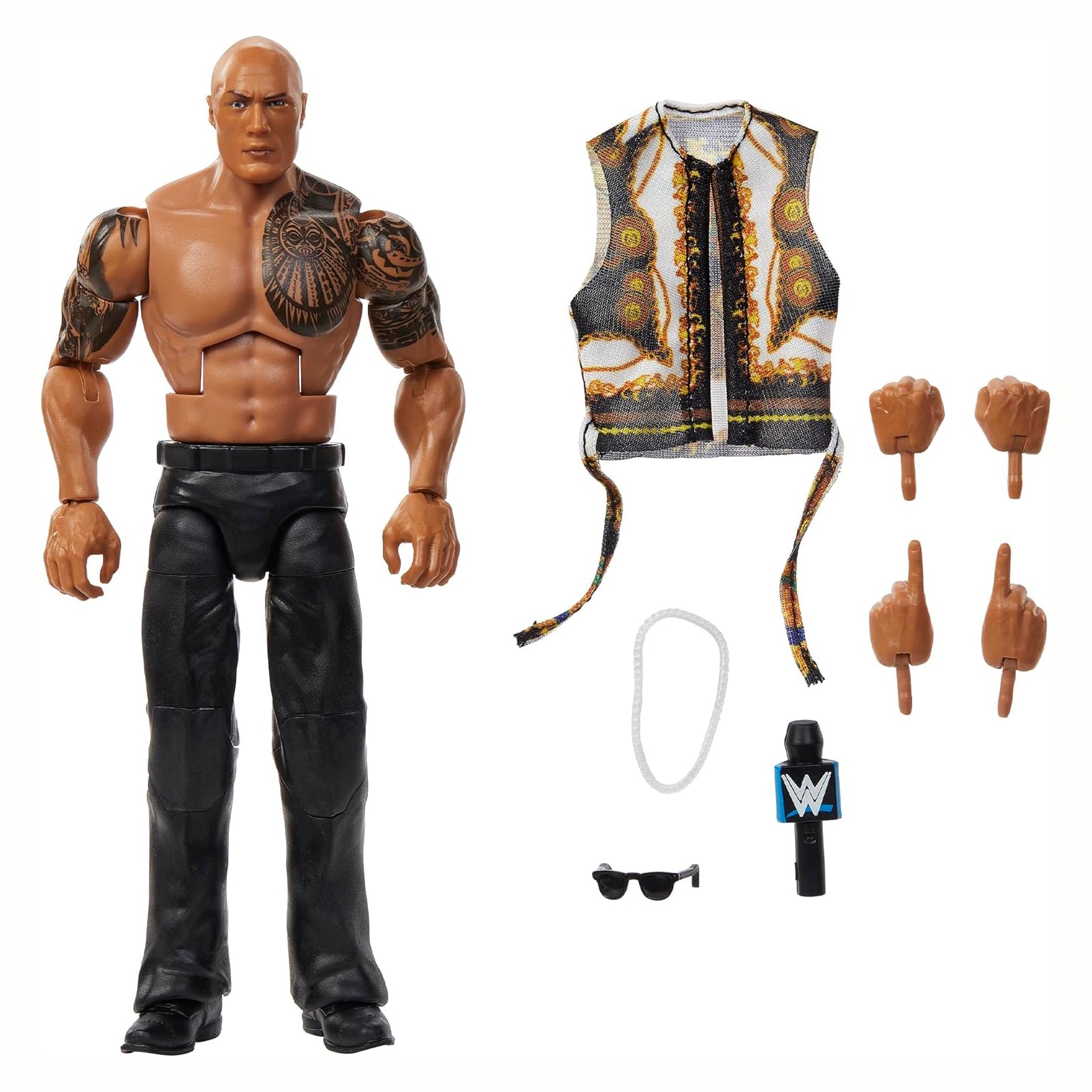 WWE The Rock (Final Boss) Mattel Elite Collection Greatest Hits Series 10 Wrestling Action Wrestler Figure