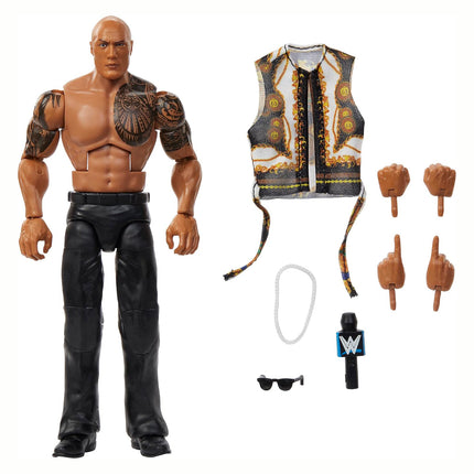 WWE The Rock (Final Boss) Mattel Elite Collection Greatest Hits Series 10 Wrestling Action Wrestler Figure