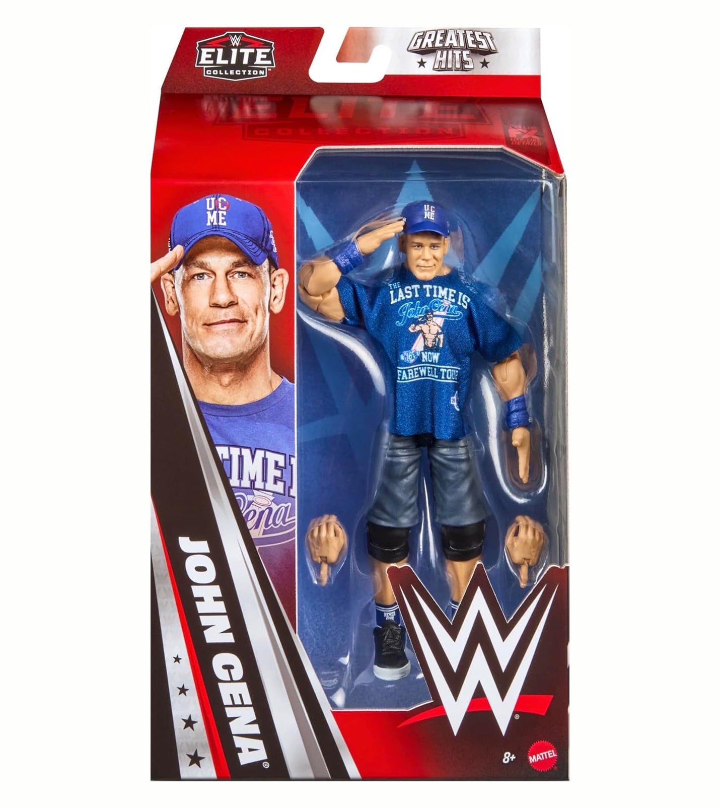 WWE John Cena Retirement Tour Mattel Elite Collection Greatest Hits Series 10 Wrestling Action Wrestler Figure