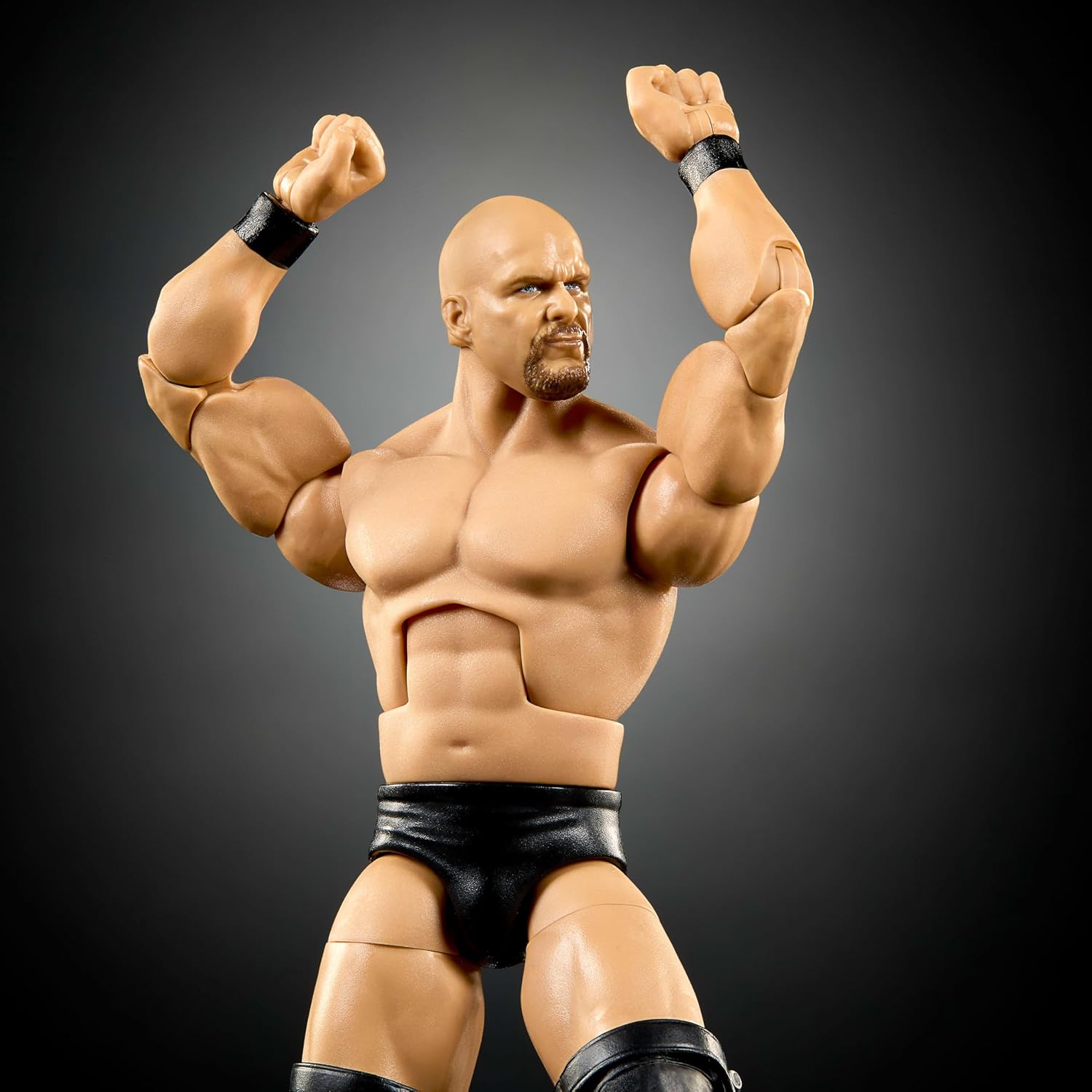 Mattel WWE Elite Collection Action Figure & Accessories, Premium Live Event “Stone Cold” Steve Austin