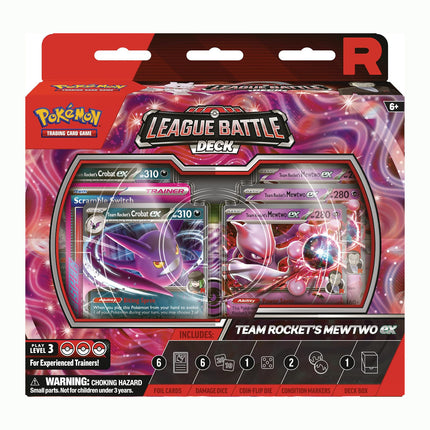 Pokémon TCG: Team Rocket’s Mewtwo ex League Battle Deck (ENGLISH EDITION)