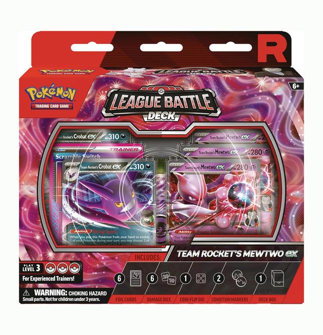 Pokémon TCG: Team Rocket’s Mewtwo ex League Battle Deck (ENGLISH EDITION)
