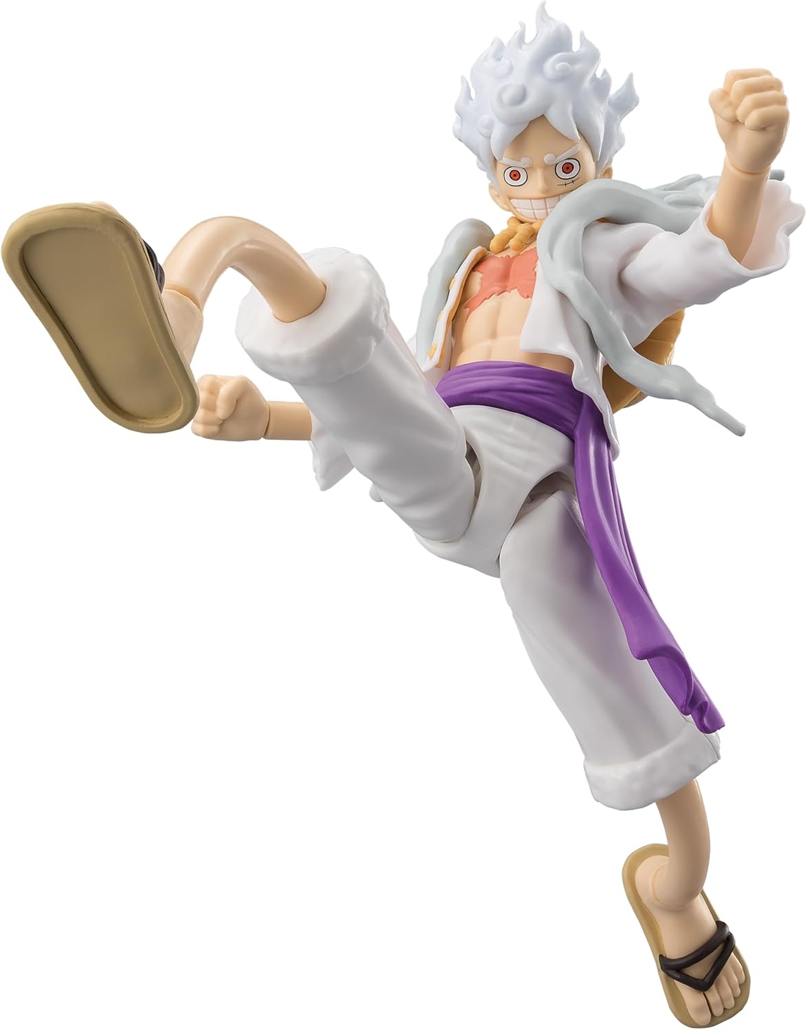 Anime Heroes One Piece Monkey D. Luffy "Gear 5" Action Figure