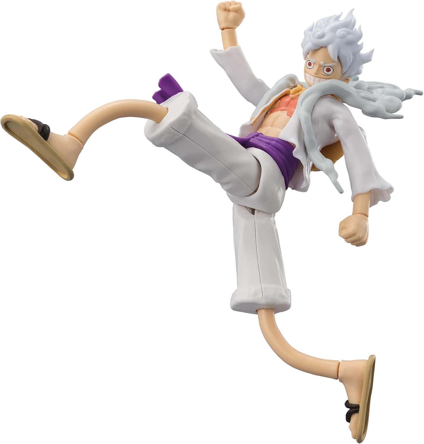Anime Heroes One Piece Monkey D. Luffy "Gear 5" Action Figure