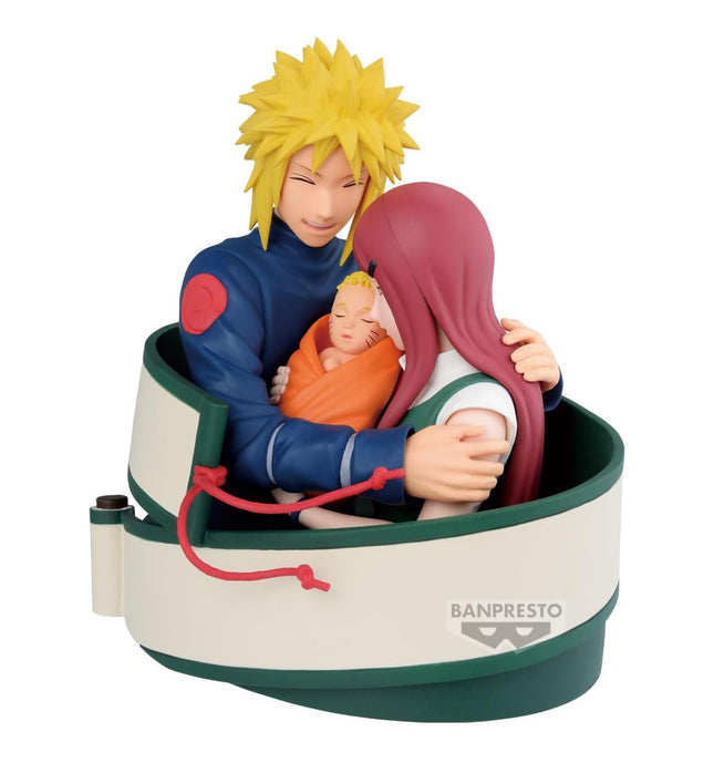 Banpresto - Naruto - #53 Naruto, Minato and Kushina Uzumaki (72 Series) Figure