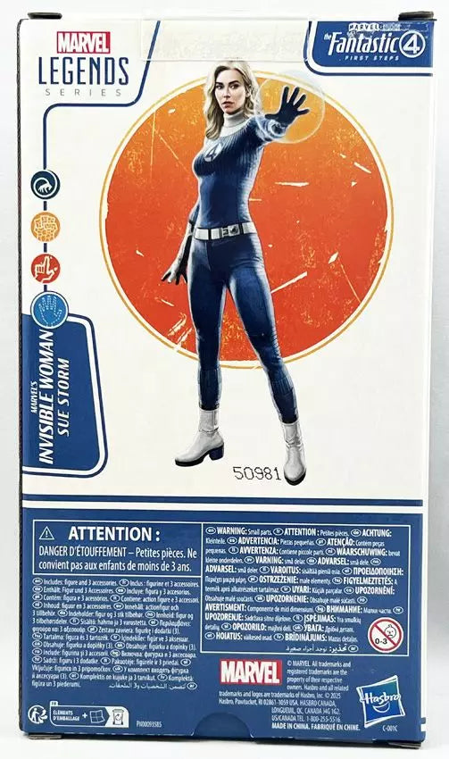Marvel Legends The Fantastic Four: First Steps - Invisible Woman Action Figure