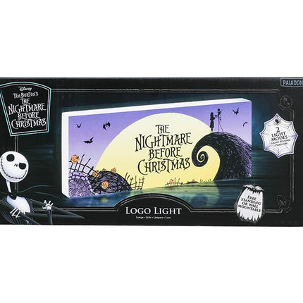 Nightmare Before Christmas Logo Light Jack Skellington and Sally