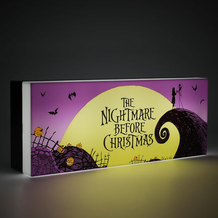 Nightmare Before Christmas Logo Light Jack Skellington and Sally