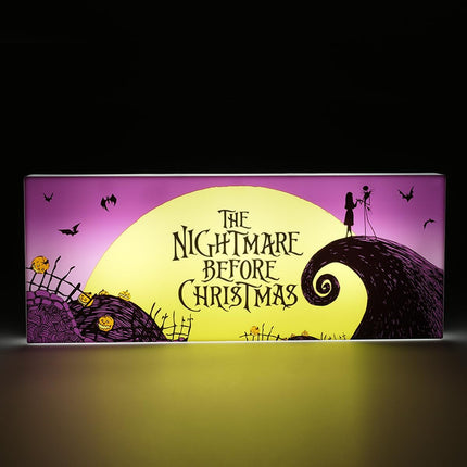 Nightmare Before Christmas Logo Light Jack Skellington and Sally