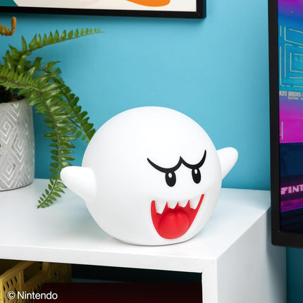 Paladone Super Mario Boo SquishyGlo Light – Officially Licensed Nintendo Silicone Lamp for Kids & Teens