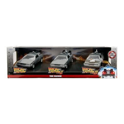 Jada Toys - Back to The Future 1:32 Time Machine 3-Pack Die-Cast Cars