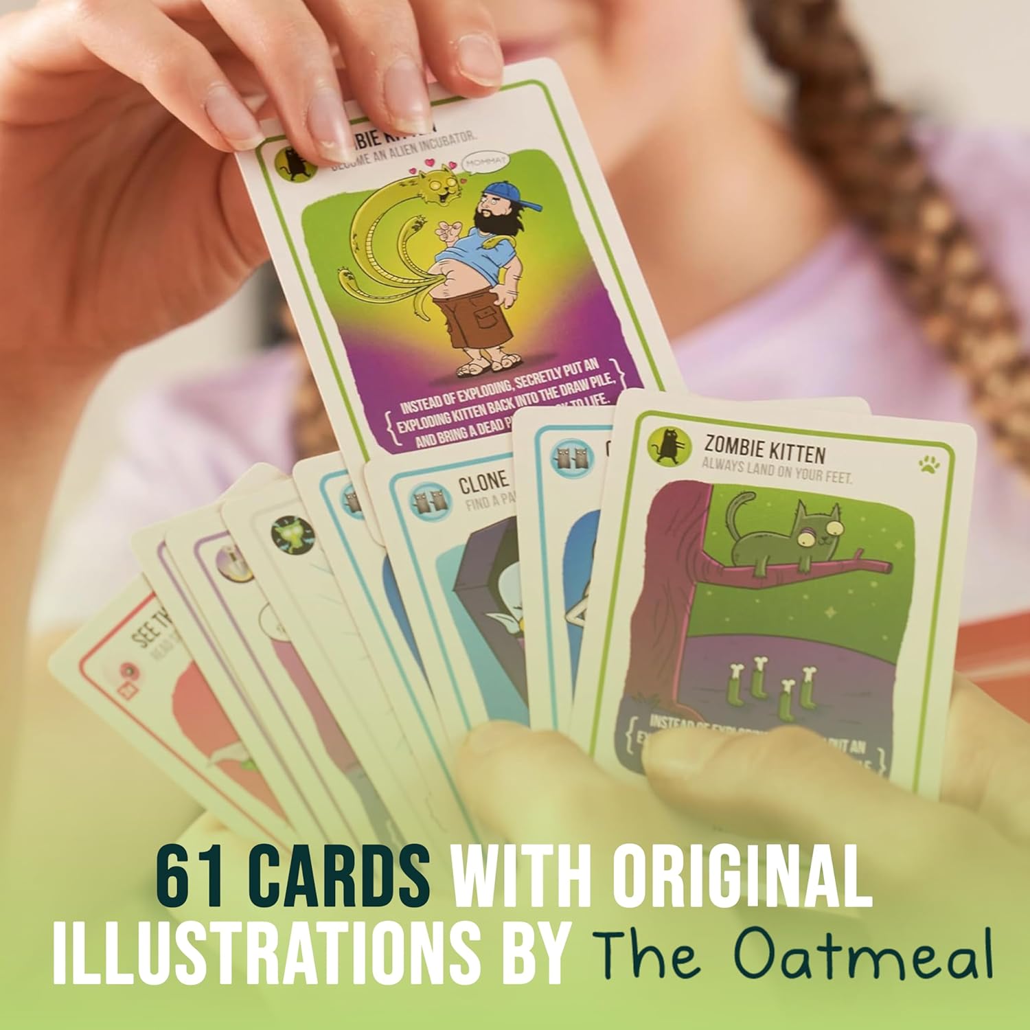 Zombie Kittens - 2-5 Players - 15 Minutes of Play (SPANISH EDITION)