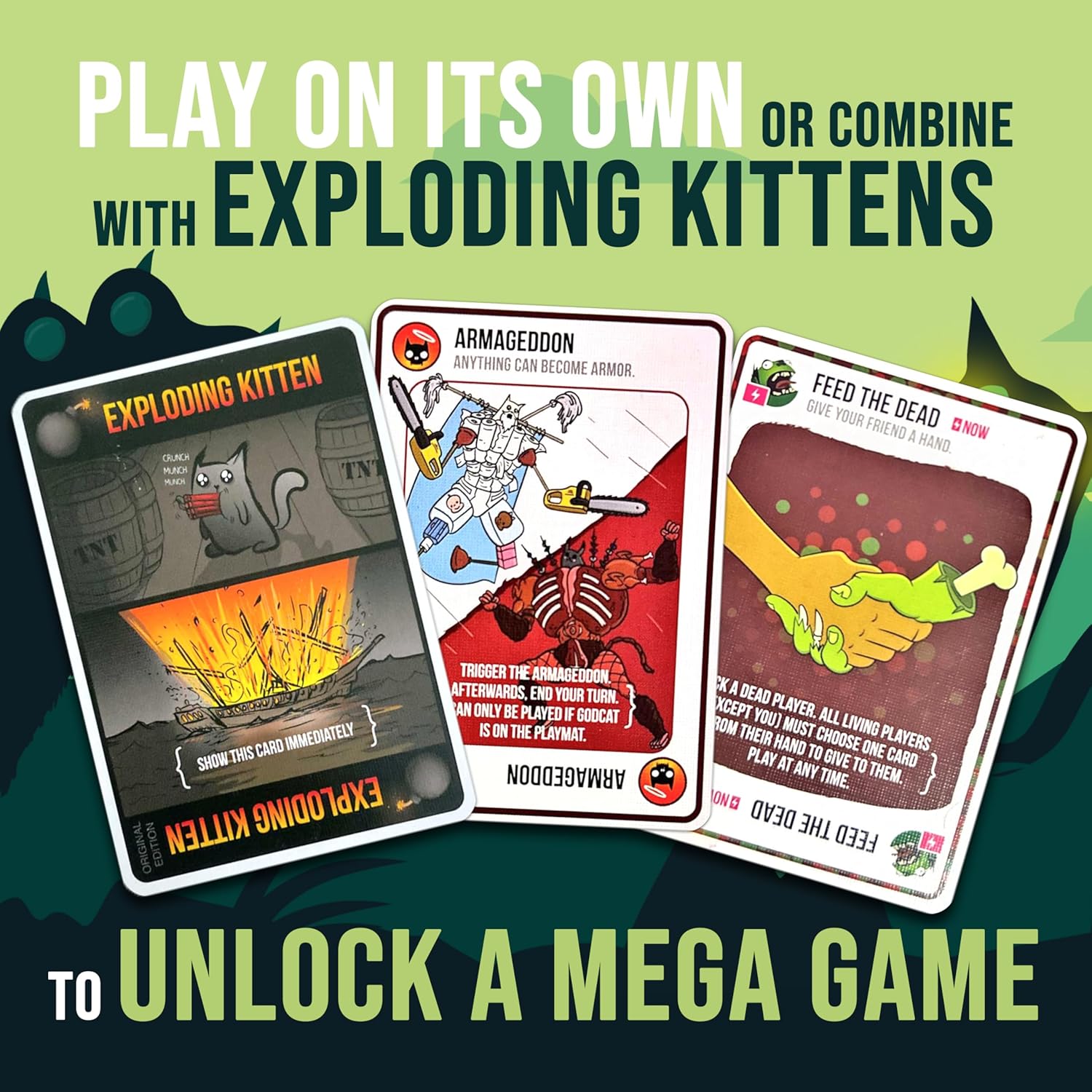 Zombie Kittens - 2-5 Players - 15 Minutes of Play (SPANISH EDITION)